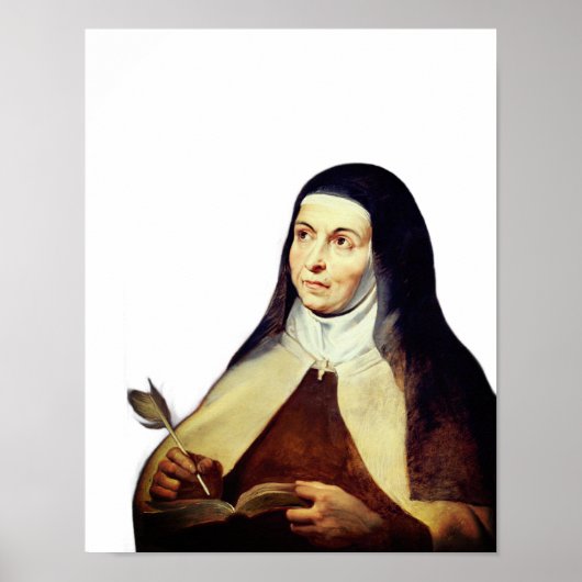 Poster Teresa d'Ávila par Rubens (Devant)