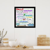 Poster Termes dentaires Métro Art (Cuisine)