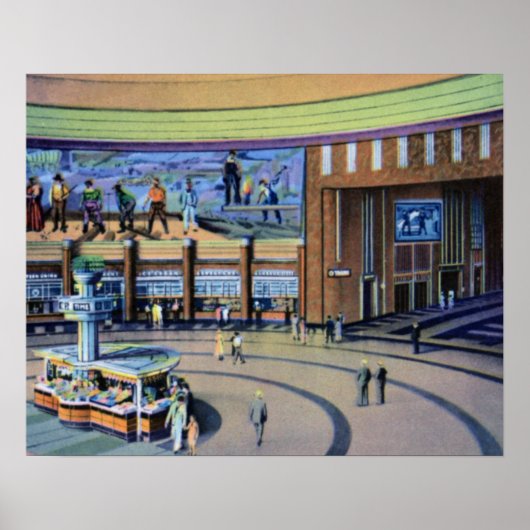 Poster Terminal de Cincinnati Ohio Union (Devant)