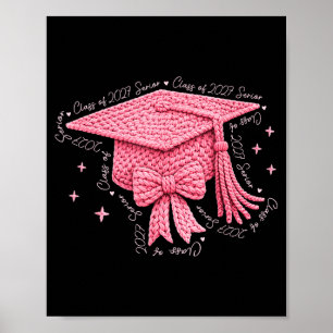 Poster Terminale 2026 remise des diplômes coquette noeud