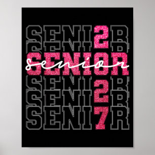 Poster Terminé 2027 Promotion 2027 Diplômés Senior 27