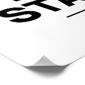 Poster Terminez ce que vous commencez - motivation entrep (Coin)