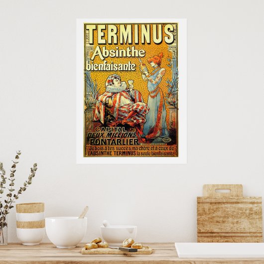 Poster Terminus Absinthe (Cuisine)