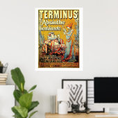 Poster Terminus Absinthe (Bureau à domicile)