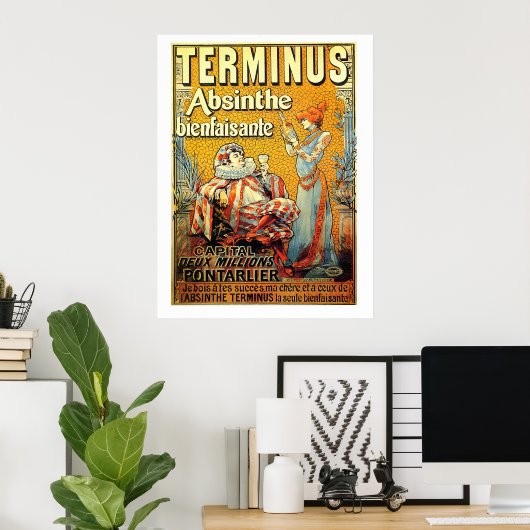 Poster Terminus Absinthe (Bureau à domicile)