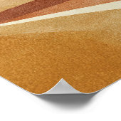 Poster Terracotta Abstract Landscape Wall Art  (Coin)