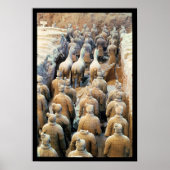 Poster Terracotta Army, dynastie Qin, 210 av. J.-C. (Devant)