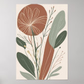 Poster Terracotta Bloom I (Devant)
