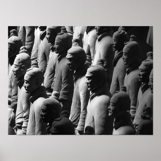 Poster Terracotta Warriors Xian Chine Photo (Devant)