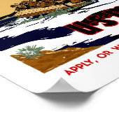 Poster Terrain Avec Les Marines (Coin)