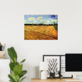 Poster Terrain coulé (les Furrows) par Vincent van Gogh (Bureau à domicile)