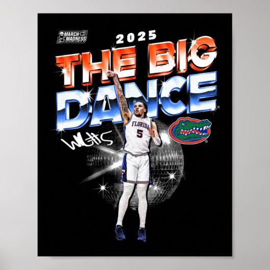 Poster terrain de basket-ball Floride Richard Ncaa Final (Devant)