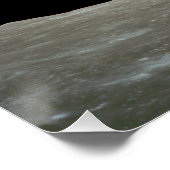 Poster terrain de basket de l'univers lune (Coin)