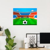 Poster Terrain de football (Bureau à domicile)