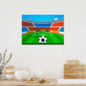 Poster Terrain de football (Cuisine)