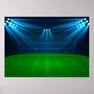 Poster Terrain de football