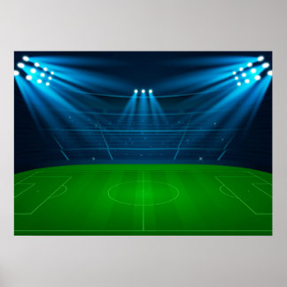 Poster Terrain de football