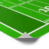 Poster Terrain de football (Coin)