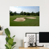 Poster terrain de golf (Bureau à domicile)