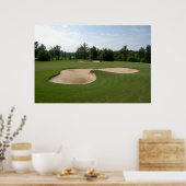 Poster terrain de golf (Cuisine)