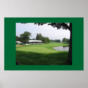 Poster terrain de golf