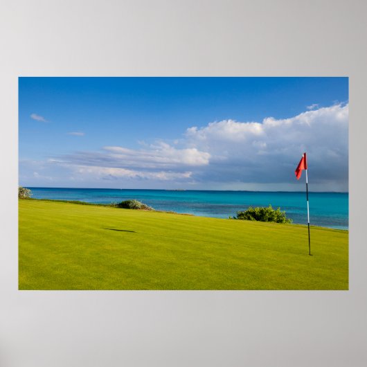 Poster Terrain de golf (Devant)