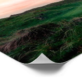 Poster terrain de golf Ballybunion vert luxuriant (Coin)