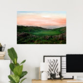 Poster terrain de golf Ballybunion vert luxuriant (Bureau à domicile)