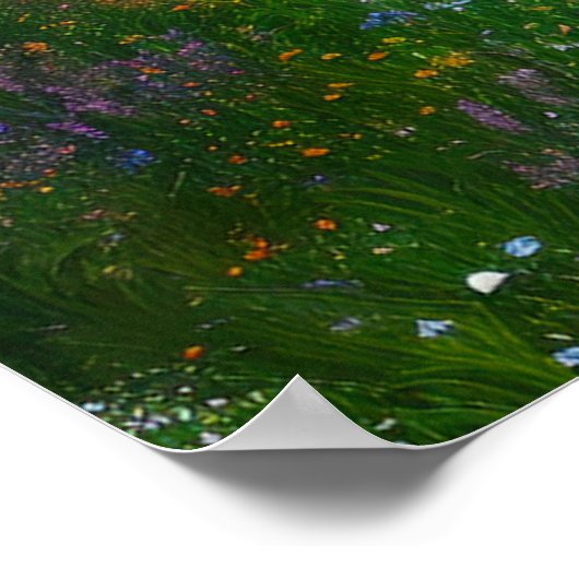 Poster Terrain de grassage Lune (Coin)