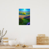 Poster Terrain de grassage Lune (Cuisine)