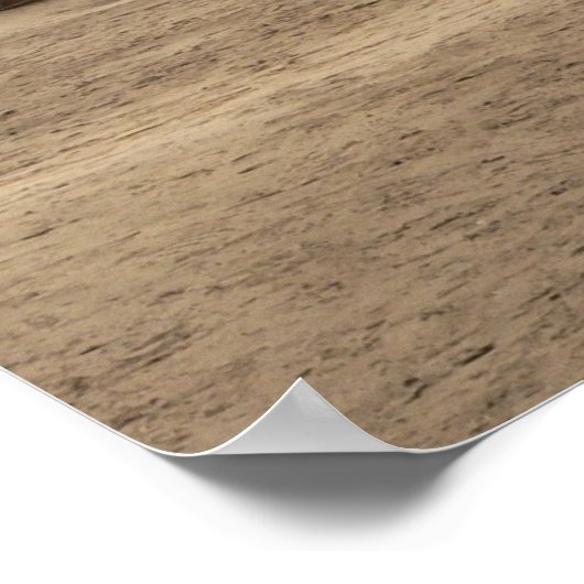 Poster Terrain désertique 1 (Coin)