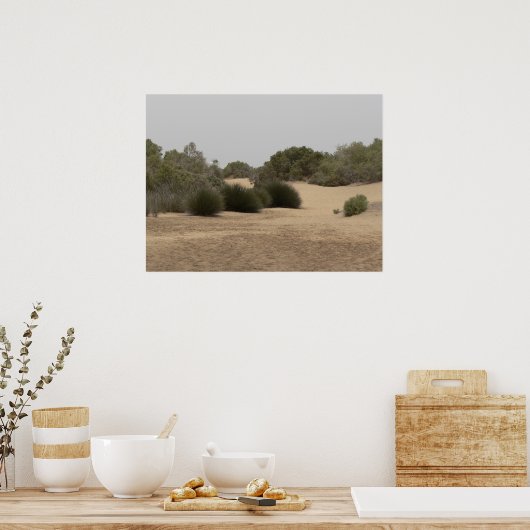 Poster Terrain désertique 1 (Cuisine)