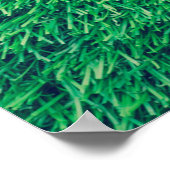 Poster Terrain gazon vert texture (Coin)