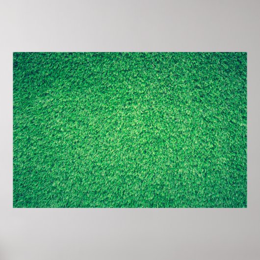 Poster Terrain gazon vert texture (Devant)
