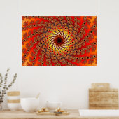 Poster Terrapin Spin Fractal Art (Cuisine)