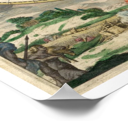 Poster Terrarum Orbis Tabula (Coin)