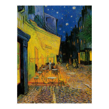 Terrasse du Café la nuit