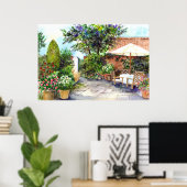 Poster Terrasse du Manor House à Heslington York (Bureau à domicile)