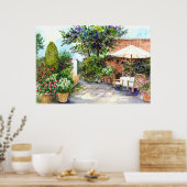 Poster Terrasse du Manor House à Heslington York (Cuisine)