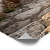 Poster Terrasse lumineuse du chèvre romarin (Coin)