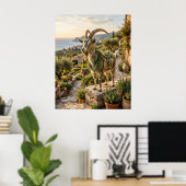 Poster Terrasse lumineuse du chèvre romarin (Bureau à domicile)