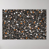Poster Terrazzo sol motif sans soudure dans les couleurs  (Devant)