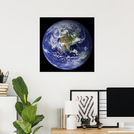 Poster Terre (Bureau à domicile)