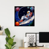 Poster Terre à l'Infini (Bureau à domicile)