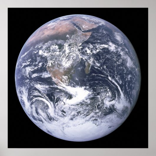 Poster Terre - Apollo 17 Photo (Devant)