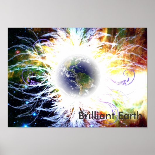 Poster Terre brillante (Devant)