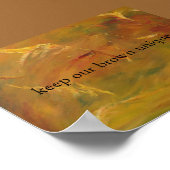 Poster terre brune (Coin)