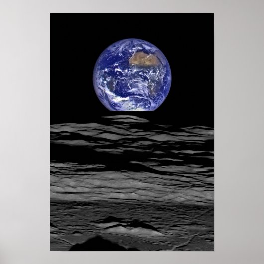 Poster Terre de la lune (Devant)
