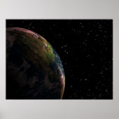 Poster Terre de l'espace (Devant)