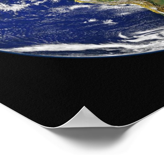 Poster Terre de l'espace (Coin)